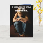 IK HOORDE HET UW VERJAARDAG WAS KAART (Gele Bloem)