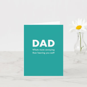 Ik hoorde je kauwen papa Misophonia Kaart