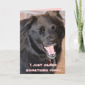 Ik hoorde net iets grappigs kaart (Voorkant)