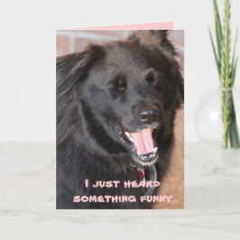 Ik hoorde net iets grappigs kaart