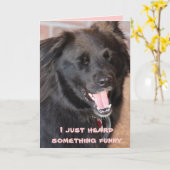 Ik hoorde net iets grappigs kaart (Gele Bloem)