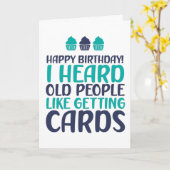 Ik hoorde oude mensen houden van kaartjes. kaart (Gele Bloem)