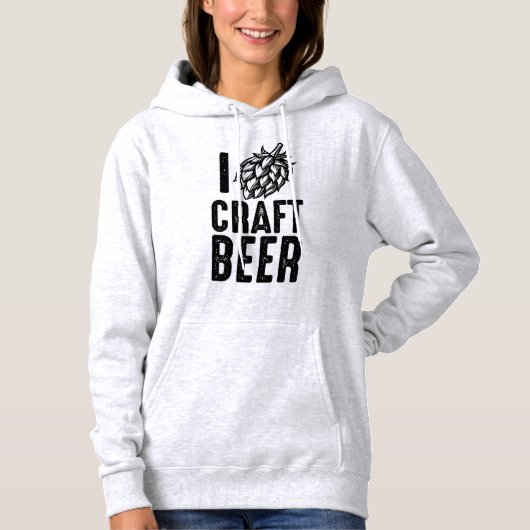 Ik Hop Craft Bier Hoodie (Voorkant)