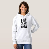 Ik Hop Craft Bier Hoodie (Voorkant volledig)