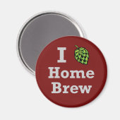 Ik [hop] Home Brouwen Magneet (Voorkant / Achterkant)