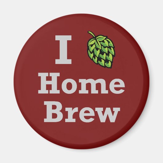 Ik [hop] Home Brouwen Magneet (Voorkant)