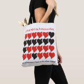 Ik hou 24 uur van je... tote bag (Dichtbij)