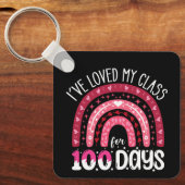 Ik hou al 100 dagen van mijn klas sleutelhanger (Voorkant)