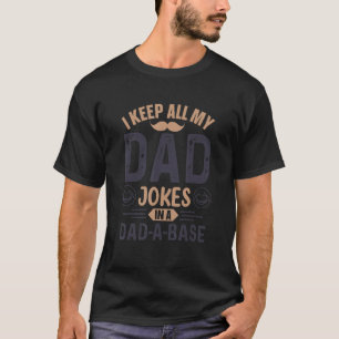 Ik hou al mijn vader grappen citeren papa grap coo t-shirt