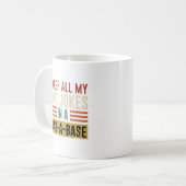 Ik hou al mijn vader grappen in een Pa-A-Base Koffiemok (Voorkant links)