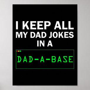 Ik hou al mijn vader grappen in een pa een basis k poster