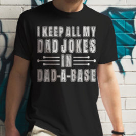 Ik hou al mijn vader grappen in papa een basis Vad T-shirt