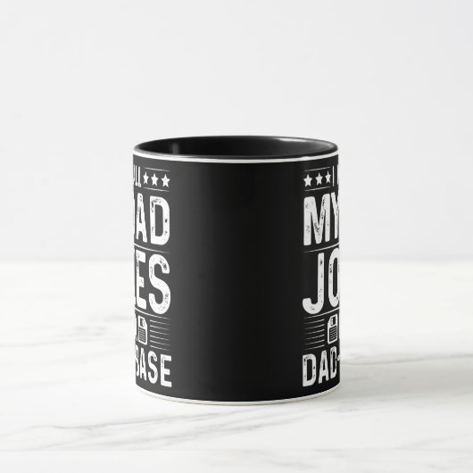 Ik hou al m'n pap in een database. mok (Midden)