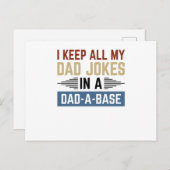 Ik hou al m'n pap in een pap-A-basis. Briefkaart (Voorkant / Achterkant)