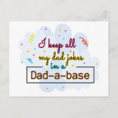 Ik hou al m'n pap in een pap-A-basis. Briefkaart (Voorkant)