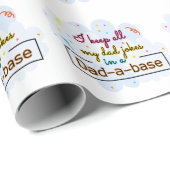 Ik hou al m'n pap in een pap-A-basis. Cadeaupapier (Rol Hoek)