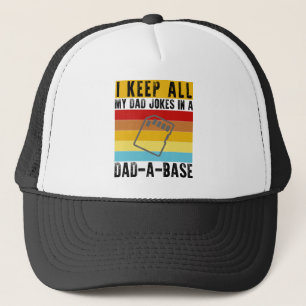 Ik hou al m'n pap in een pap-A-basis grappige pap Trucker Pet
