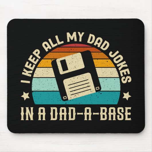 Ik hou al m'n pap in een pap-A-basis. Muismat (Voorkant)