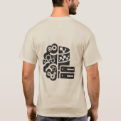 Ik hou al m'n pap in een pap-A-basis. T-shirt (Achterkant)