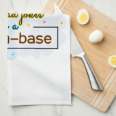 Ik hou al m'n pap in een pap-A-basis. Theedoek (Quarter Fold)