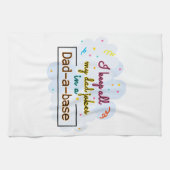 Ik hou al m'n pap in een pap-A-basis. Theedoek (Horizontaal)