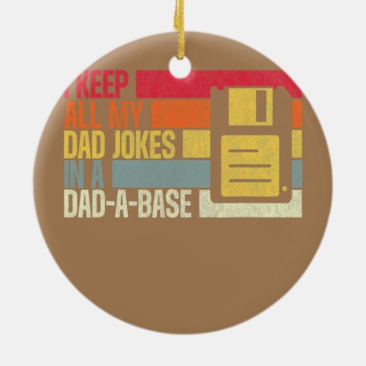 Ik hou al m'n pap in een pap. keramisch ornament (Achterkant)