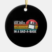 Ik hou al m'n vaders snoep in een pap. keramisch ornament (Voorkant)