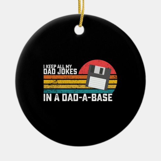 Ik hou al m'n vaders snoep in een pap. keramisch ornament (Voorkant)