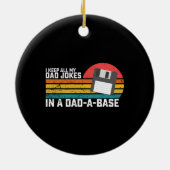 Ik hou al m'n vaders snoep in een pap. keramisch ornament (Achterkant)