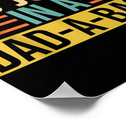 Ik hou al m'n vaders snoep in een pap. poster (Hoek)