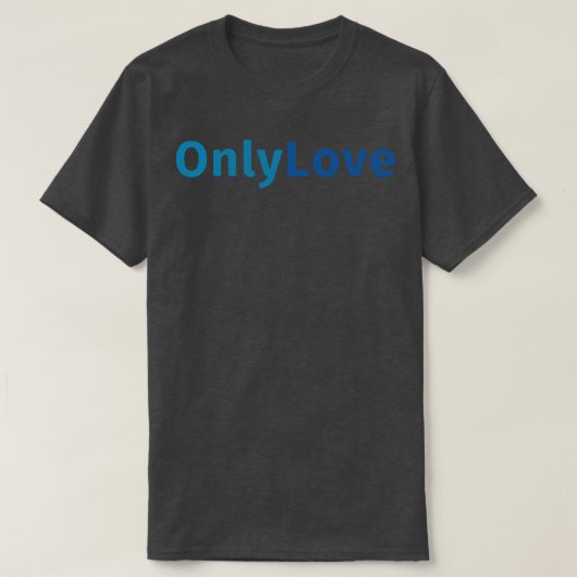 Ik hou alleen van fans t-shirt (Design voorkant)