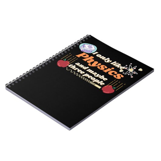 Ik hou alleen van natuurkunde en misschien drie me notitieboek (Linkerzijde)