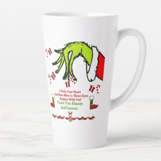 Ik hou altijd en voor altijd van je latte mok (Rechts)