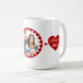 Ik hou altijd van jou en altijd van aangepaste fot koffiemok (Voorkant rechts)