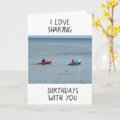 IK HOU DAVON OM VERJAARDAGEN MET JE TE DELEN - MEE KAART (Gele Bloem)