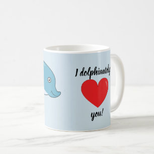 Ik hou dolfijn van je! koffiemok