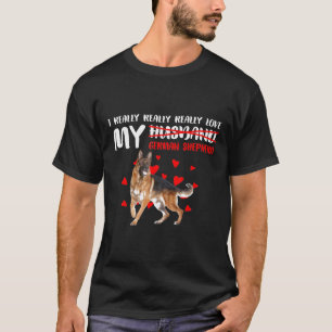 Ik hou echt echt van mijn Duitse herder T-shirt