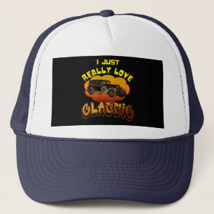 ik hou echt heel veel van klassiekers  trucker pet