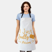 Ik hou echt van aardappelen, oké? schort (Gedragen)