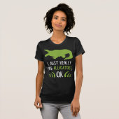 Ik hou echt van Alligators Alligator Gifts Croc T-shirt (Voorkant volledig)