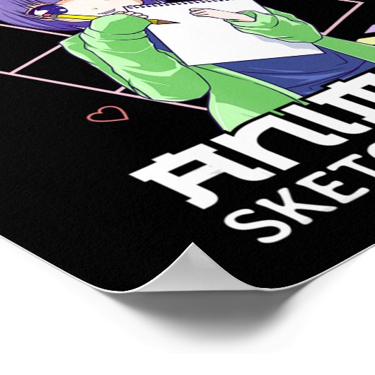 Ik hou echt van Anime en ik schetst OK Anime Dr. Poster (Hoek)