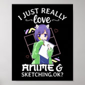 Ik hou echt van Anime en ik schetst OK Anime Dr. Poster (Voorkant)