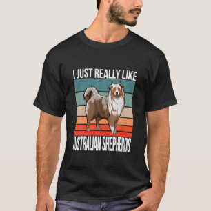 Ik hou echt van Australische herders Aussie Dog T-shirt