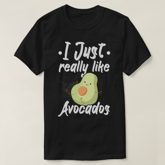 Ik hou echt van Avocados Guacamole Keto T-shirt (Design voorkant)