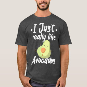Ik hou echt van Avocados Lover Guacamole K T-shirt