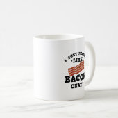 Ik hou echt van Bacon Funny Quote Mok (Voorkant rechts)