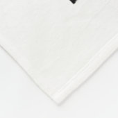 Ik hou echt van badminton player shuttle fleece deken (Hoek)