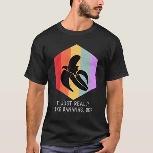 Ik hou echt van Bananas OK 1 T-shirt (Voorkant)