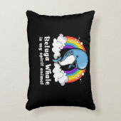 Ik hou echt van Beluga walvissen en zeedieren Accent Kussen (Voorkant(Verticaal))