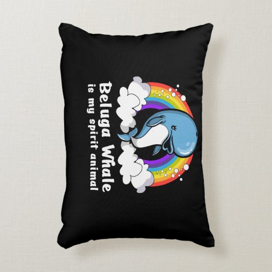 Ik hou echt van Beluga walvissen en zeedieren Accent Kussen (Voorkant(Verticaal))